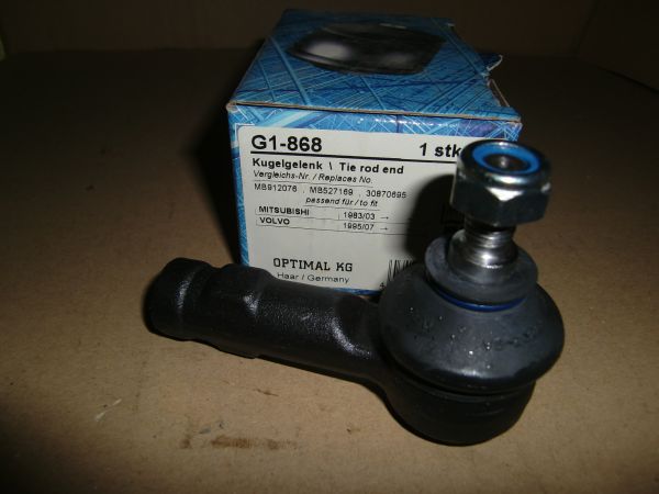 Úhlový kloub, táhlo řízení Vlevo/Vpravo VOLVO S40 I, V40; MITSUBISHI CARISMA, COLT II, COLT III, COLT IV, COLT V, I, LANCER III, LANCER IV, LANCER V, LANCER VI, LANCER VII 1.2-Electric 01.84-