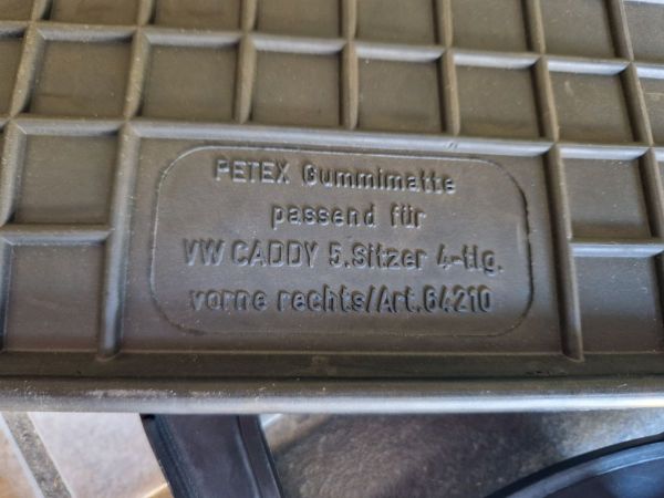 Sada předních gumových koberců PETEX - VW Caddy III Van (2024 - 2020)