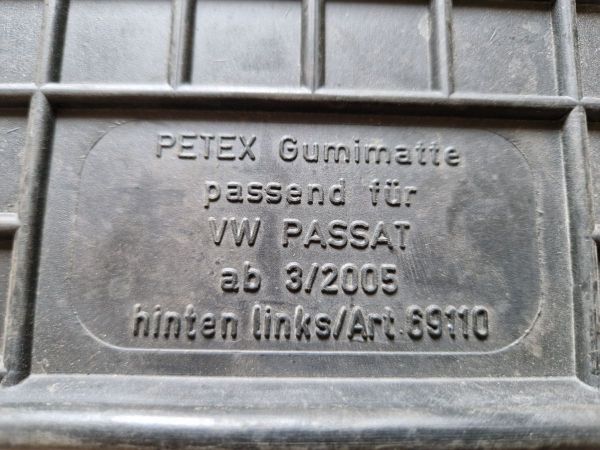 Sada gumových koberců PETEX - VW Passat B6/B7/CC